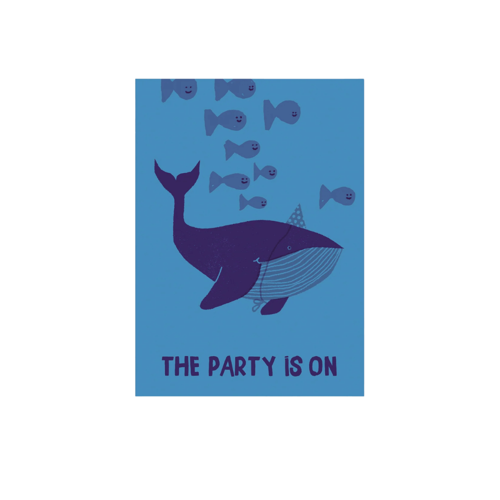 Postkarte - The Party is on Hauptbild