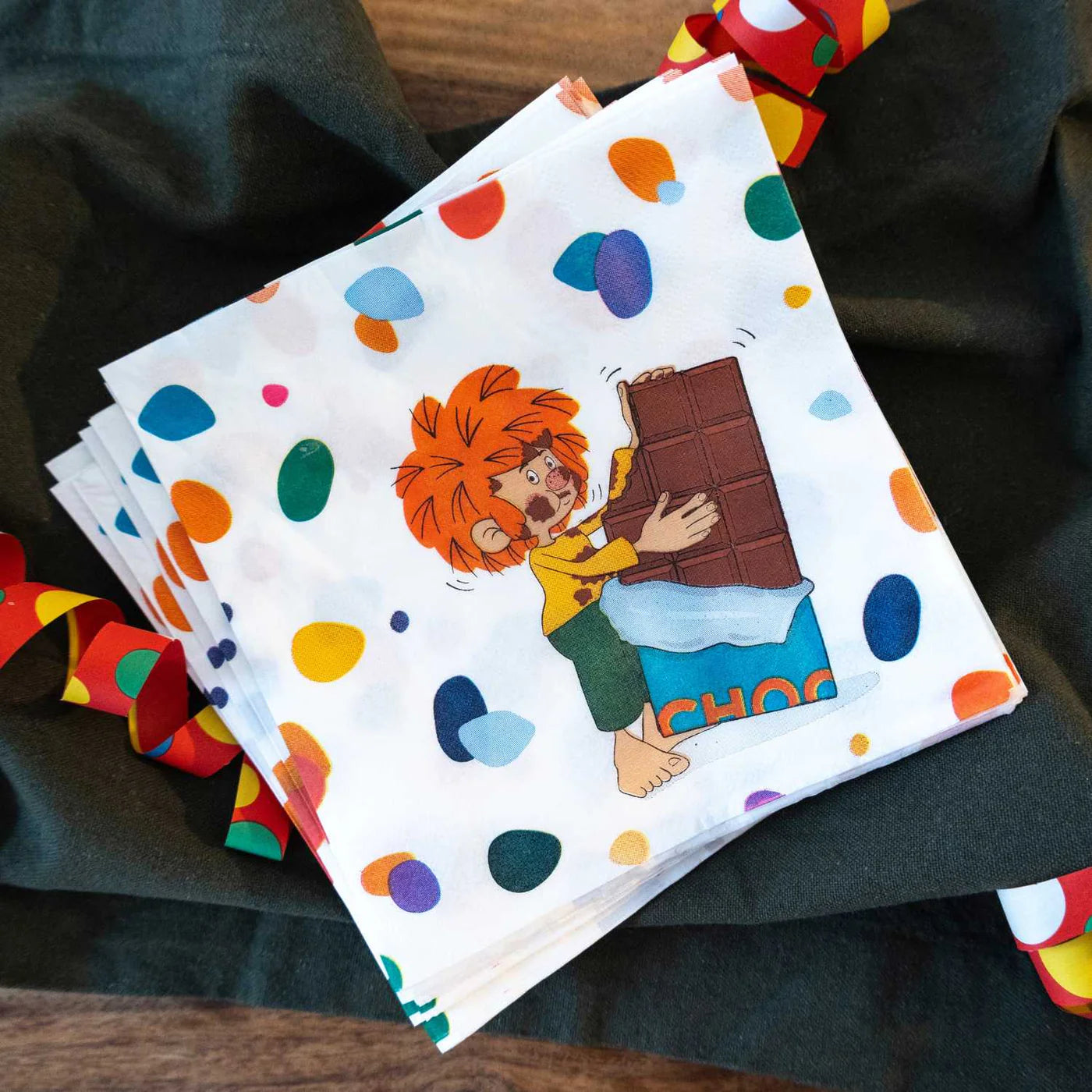 Pumuckl 3-teiliges Partyset (Becher, Servietten, Teller)