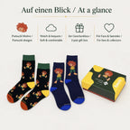 Pumuckl Sockenbox mit zwei Paar Socken, Geschenkverpackung und zweisprachigen Produktdetails