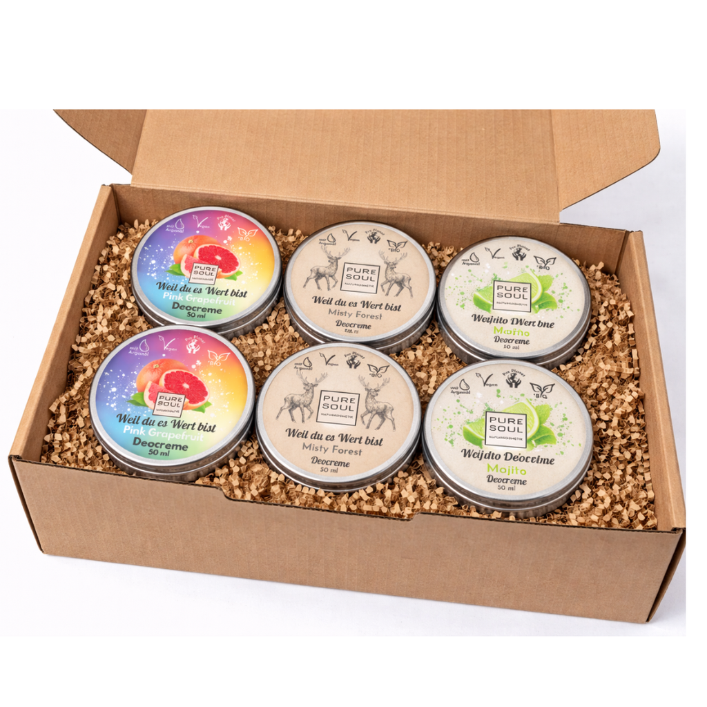 🎁 Pure Soul Deo Discovery Geschenkset (6-teilig)