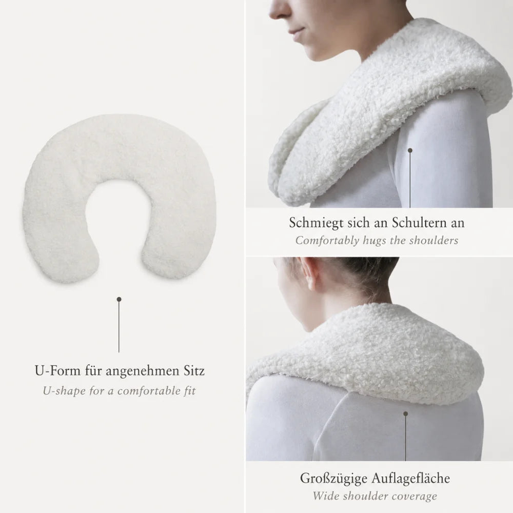 EFIE Schulterwärmer mit wohltuender Wärme für Nacken und Schultern, weichem Bezug und komfortabler U-Form.