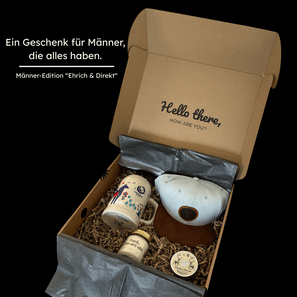 Geschenkset für Männer – Ehrlich & Direkt