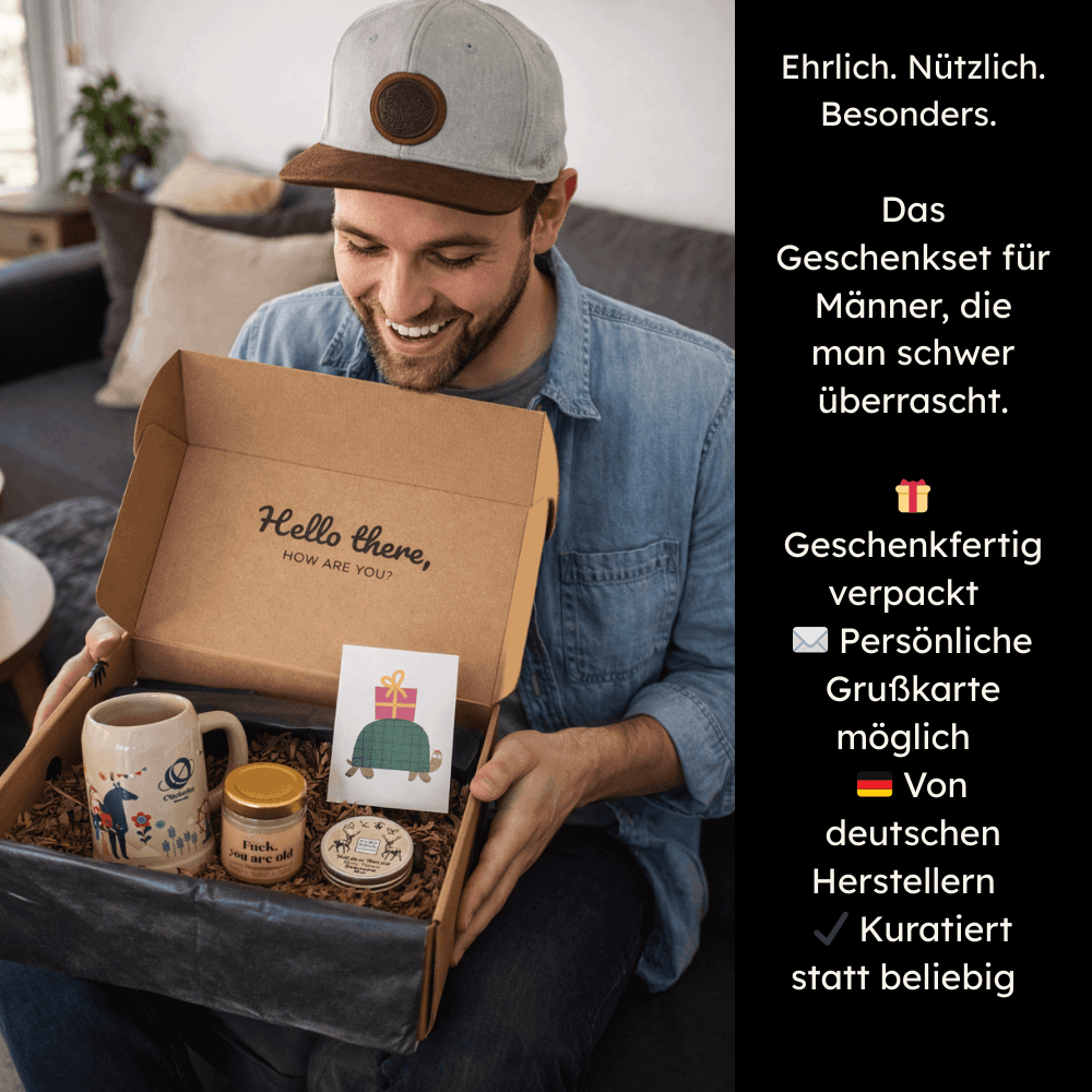 Geschenkset für Männer – Ehrlich & Direkt