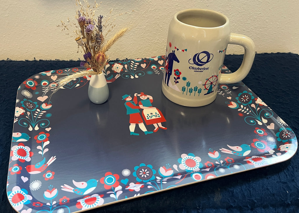 Grande tray “dancing couple”