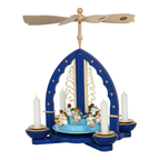 Tischpyramide Engelskonzert (blau)