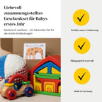 Baby Geschenkset „Erstes Jahr Wachsen & Staunen“