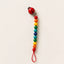 Bunte Schnullerkette aus Holz 