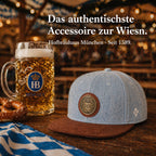  HB Hofbräuhaus Cap auf dem Oktoberfest München – authentisches Bayern-Accessoire von Bavarian Caps