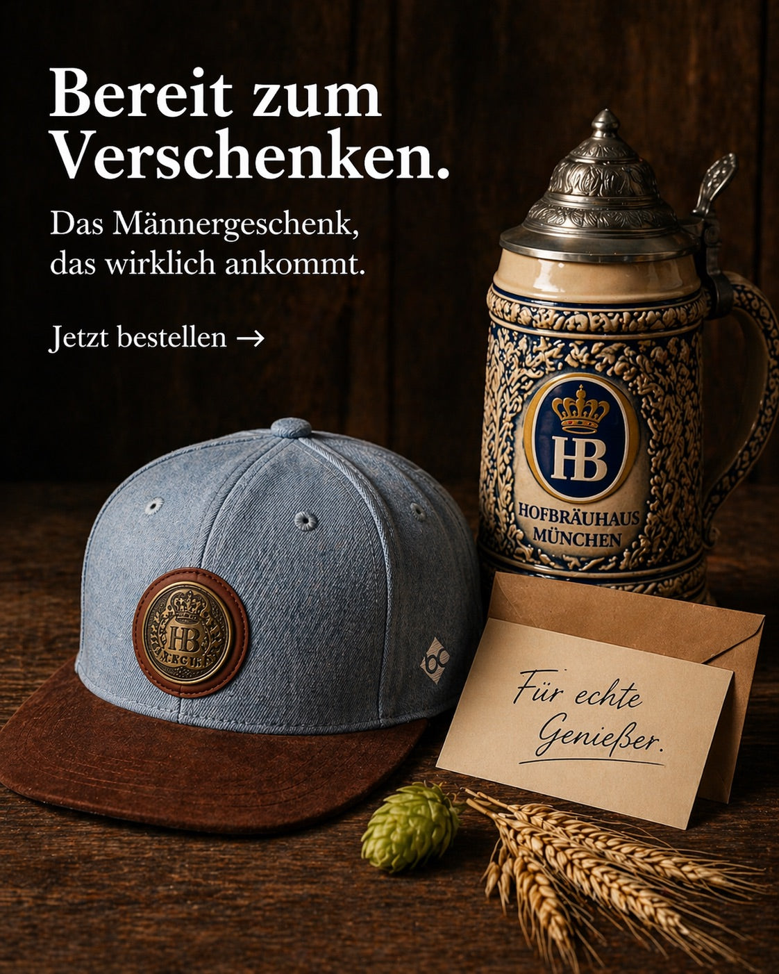 Hofbräuhaus München Cap – HB Snapback für Herren von Bavarian Caps