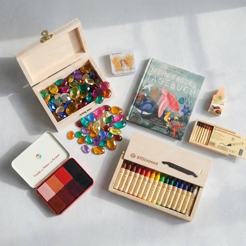 Das Geschenkset, das Kinder beim Malen, Fühlen & Wachsen begleitet – „Fantasie & Farbe"