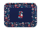 Wunderschönes Tablett mit Oktoberfest Motiv aus Birkenfunier designed in Deutschland